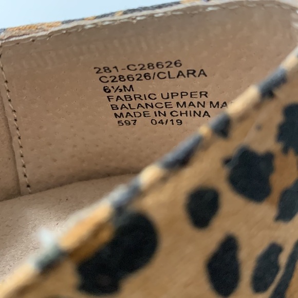 Cliffs by White Mountainanimal print flats, great condition no wear, Size 6.5M - Picture 8 of 8